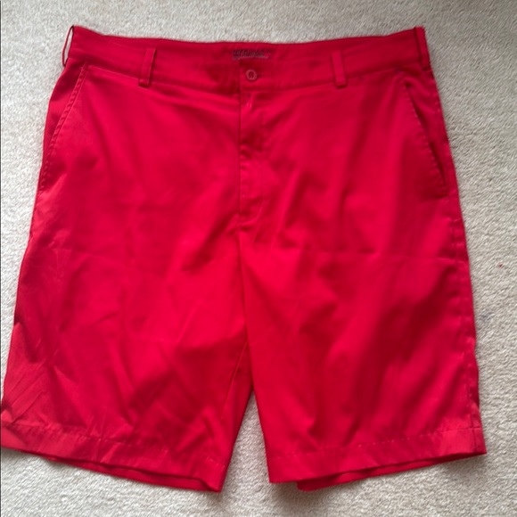Nike Other - Nike Golf Red Men's Flat Front Shorts